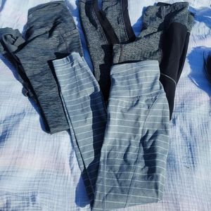 Athleta bundle of chaturanga, salutation and lux metro drifter leggings